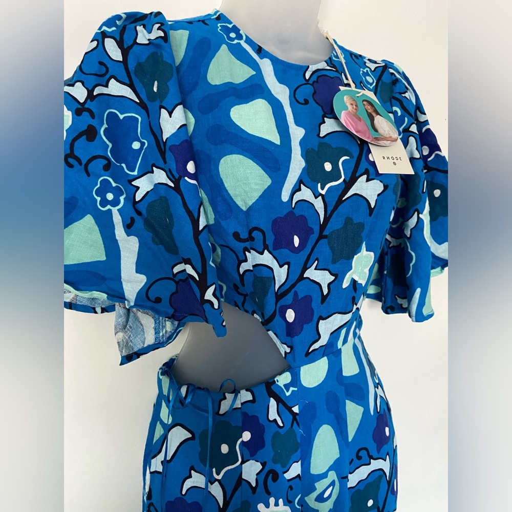 Rhode x Target Zinnia Linen Blend Cut out Jumpsuit Size XXS NWT!
